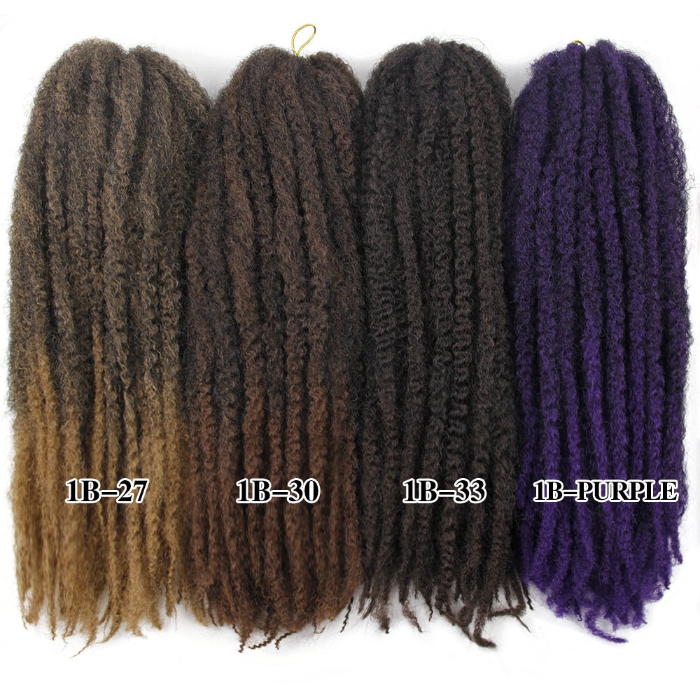 18 inches 100 g crochet Afro Marley braids hair dreadlock hair gypsy locs hair