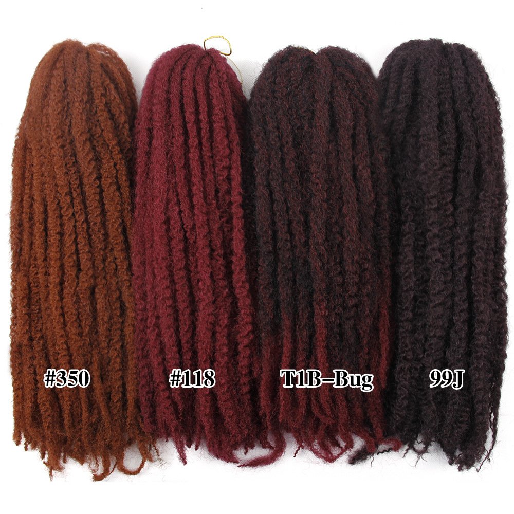 18 inches 100 g crochet Afro Marley braids hair dreadlock hair gypsy locs hair