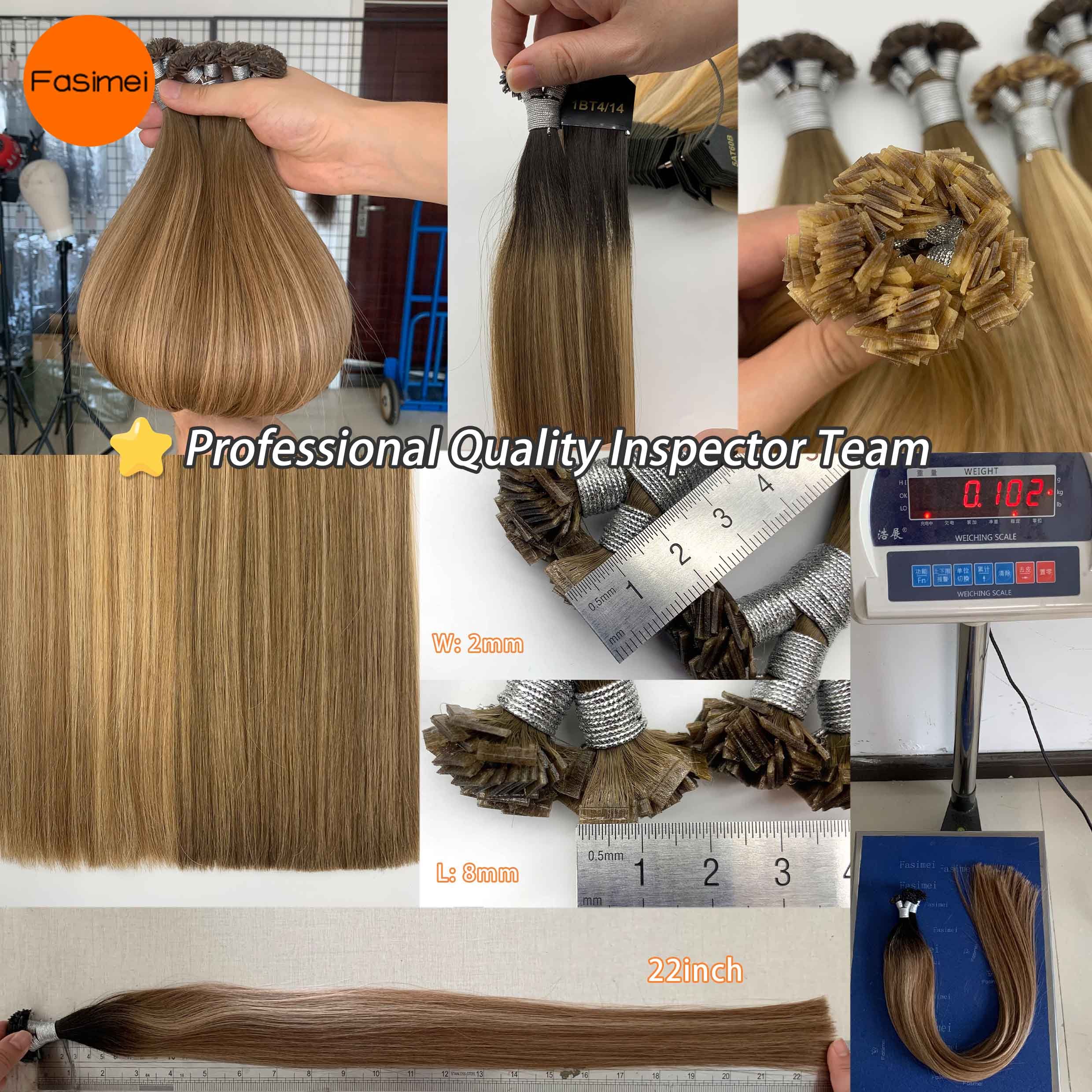 Russian I K Keratin Tip Raw Remy Indian Natural Virgin Human Hair Extensions Products Real Hair Wholesalers