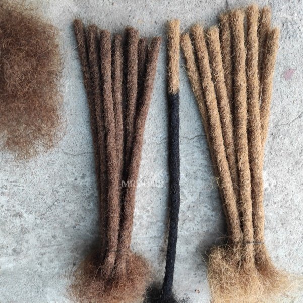 100% Natural Handmade Dreadlocks Extension Crochet Braid Hair Afro Kinky Color Hair Dreadlock Human Hair Loc Extension