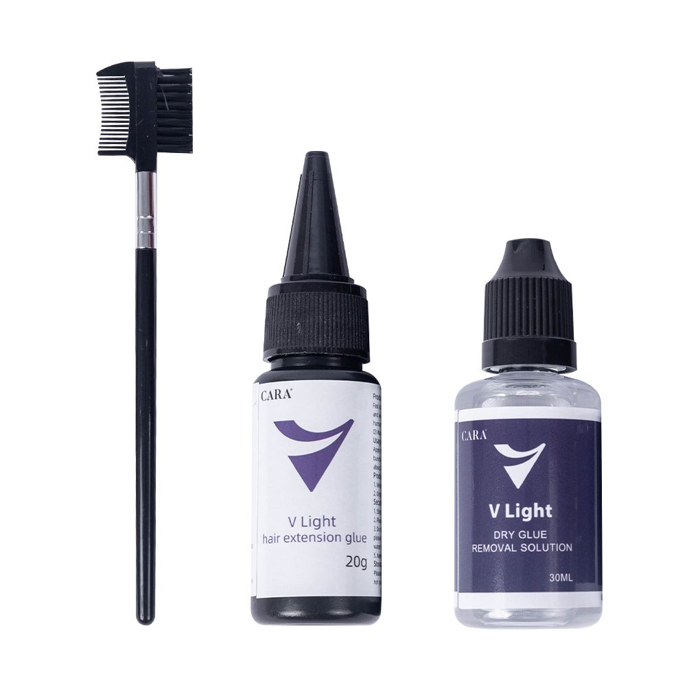 Hot Selling V Light Hair Extension Glue New UV Lamp V Light Hair Extension Kit For Human Extension