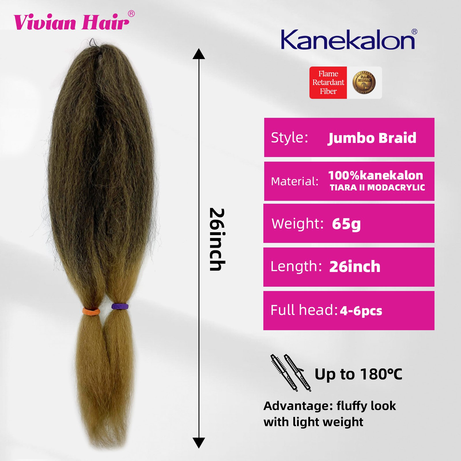 Wholesale Private Label Easy Fibra Crochet Cabello Sintetico Japanese Fiber Soft Jumbo Braiding Hair Kanekalon Hair Extension