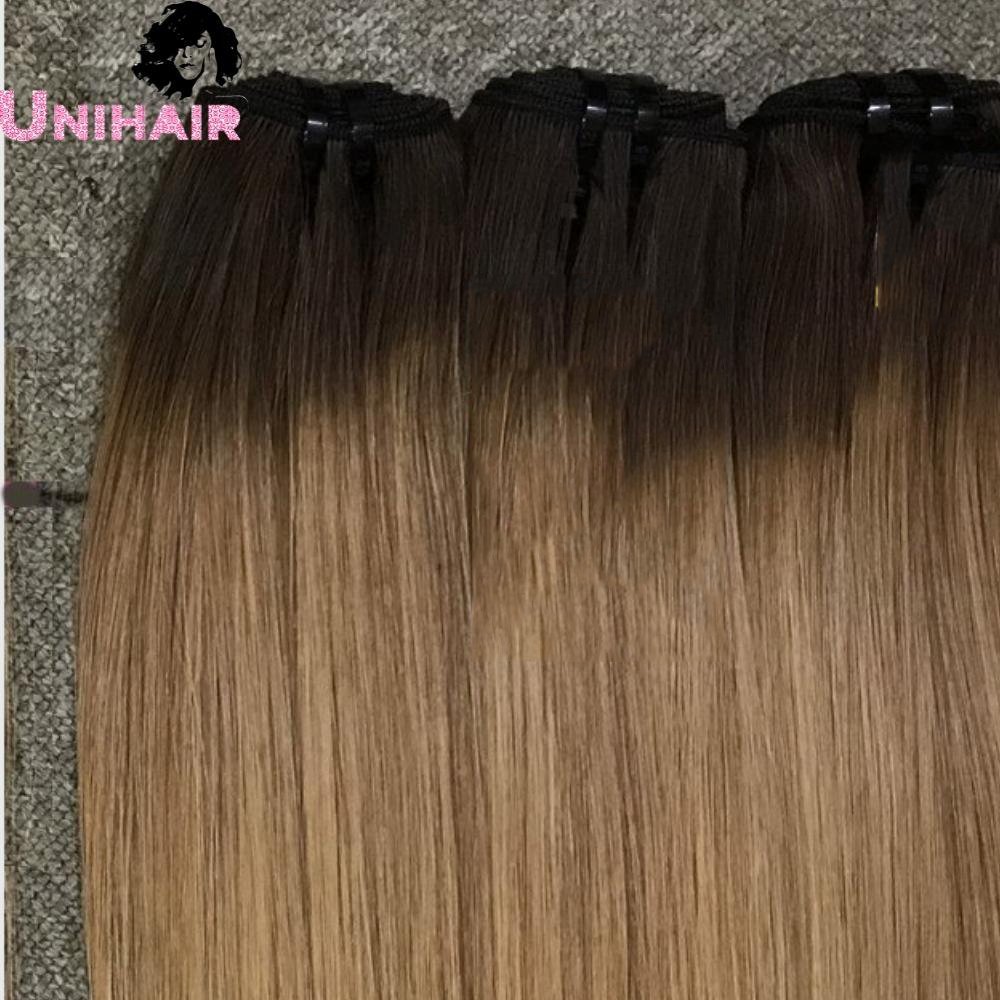 Super Hot Wholesale Price Ombre 8-30 Inches Sdd Bone Straight Human Hair Extensions