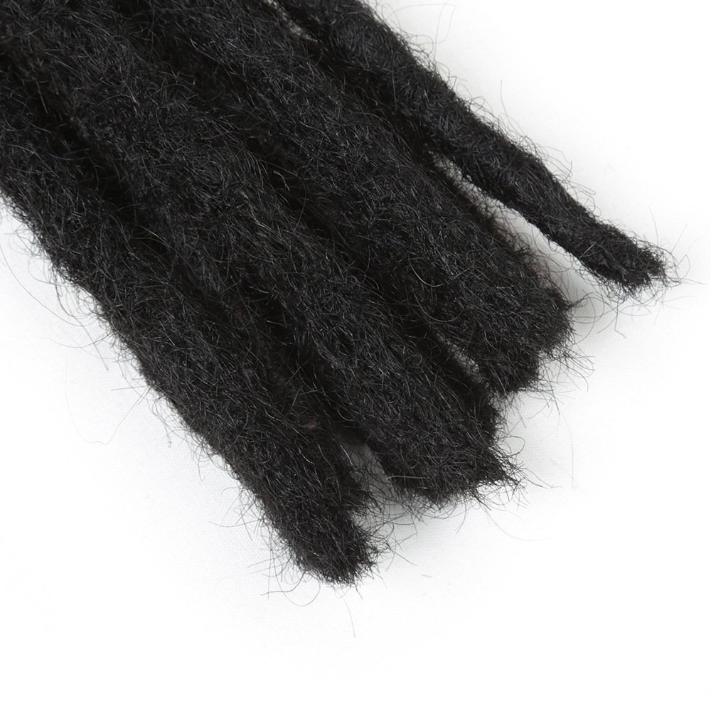 100% Natural Handmade Dreadlocks Extension Crochet Braid Hair Afro Kinky Human Hair Dreadlock Human Black Hair Loc Extension