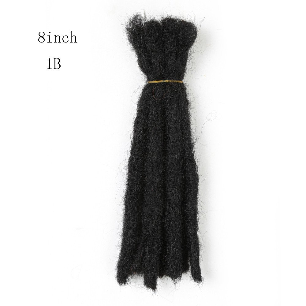100% Natural Handmade Dreadlocks Extension Crochet Braid Hair Afro Kinky Human Hair Dreadlock Human Black Hair Loc Extension