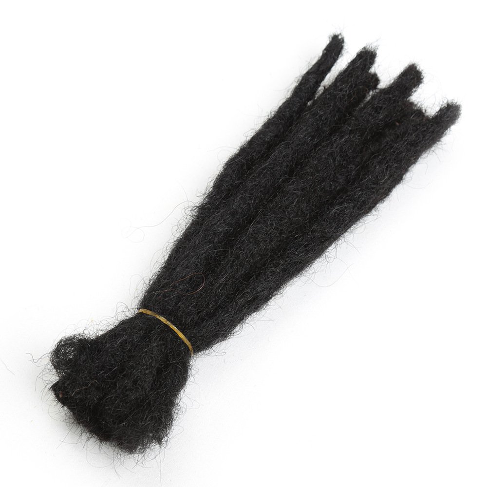 100% Natural Handmade Dreadlocks Extension Crochet Braid Hair Afro Kinky Human Hair Dreadlock Human Black Hair Loc Extension