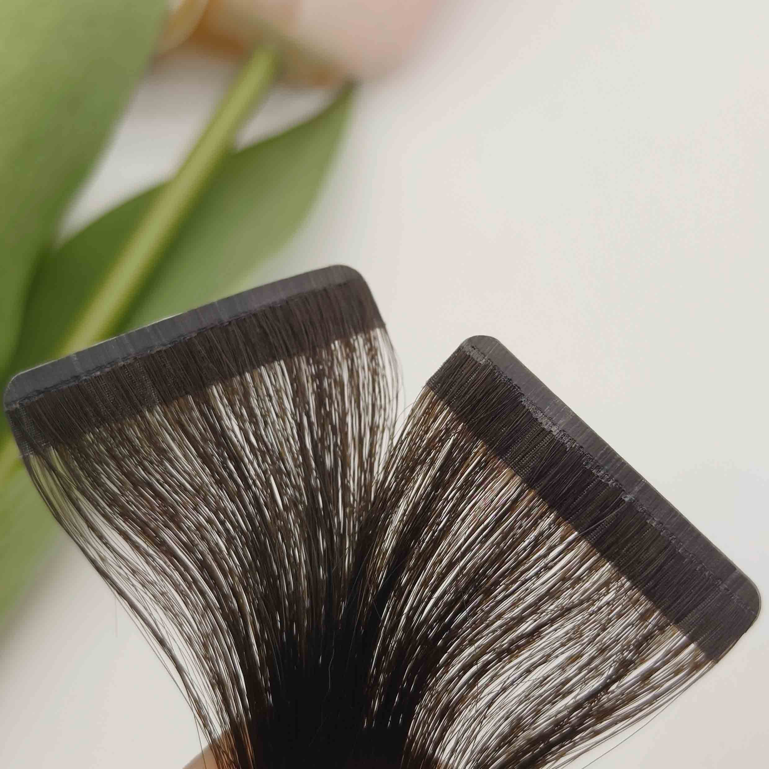 best supplier high quality double drawn human hair products wholesale invisible tape in human hair extension