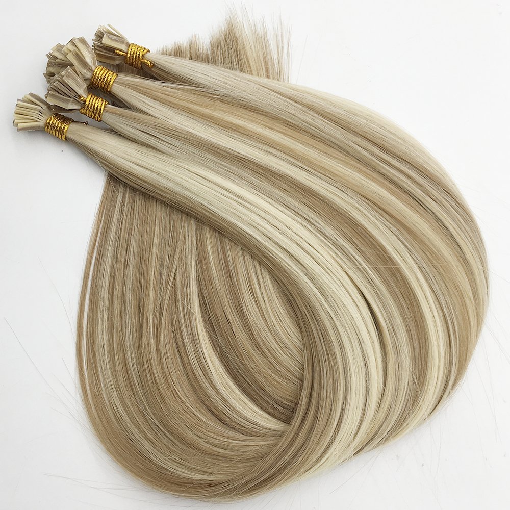 Professional Factory Russian Hair Raw K Tip Keratin Bonded Human Hair Extension K-Tip Hair