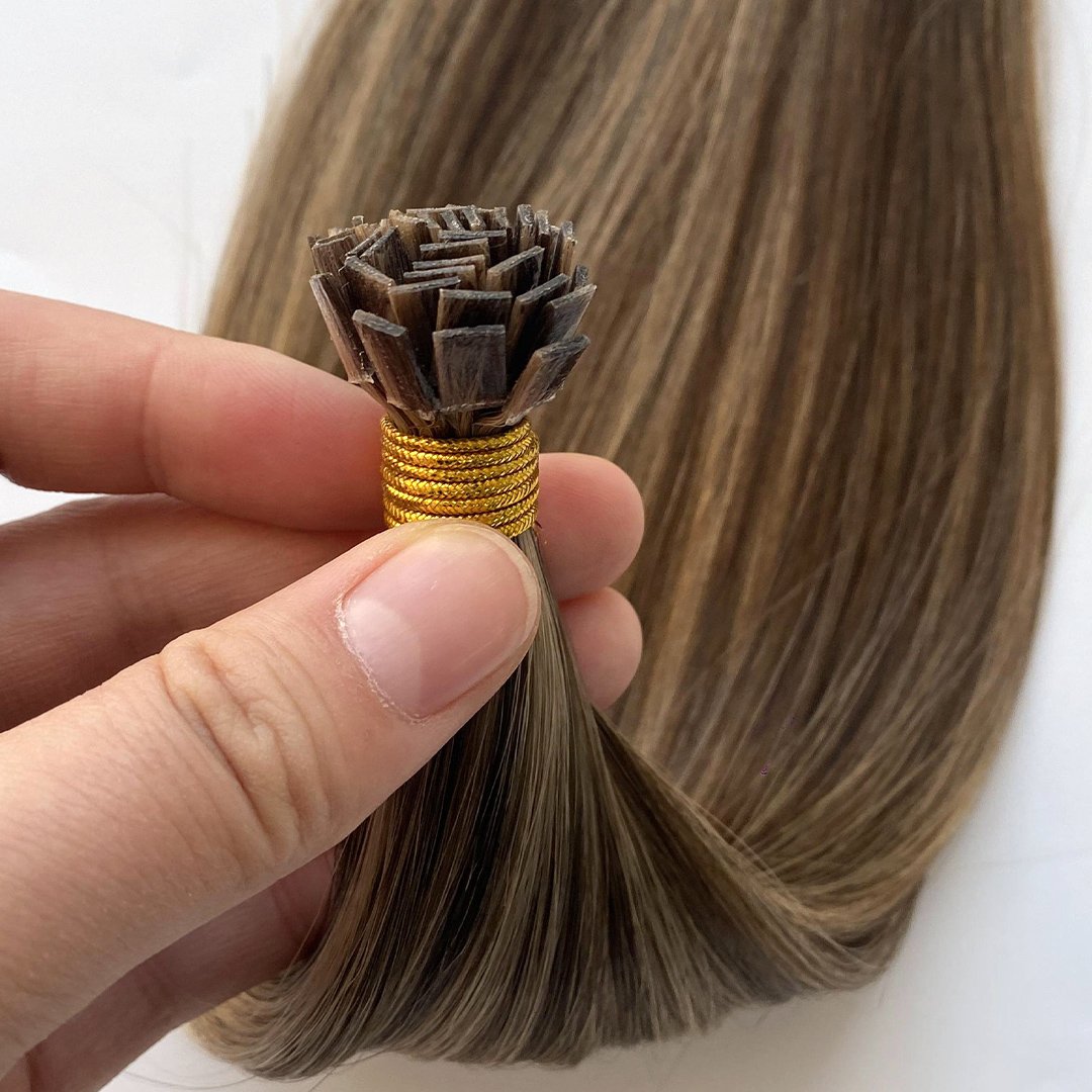 Professional Factory Russian Hair Raw K Tip Keratin Bonded Human Hair Extension K-Tip Hair