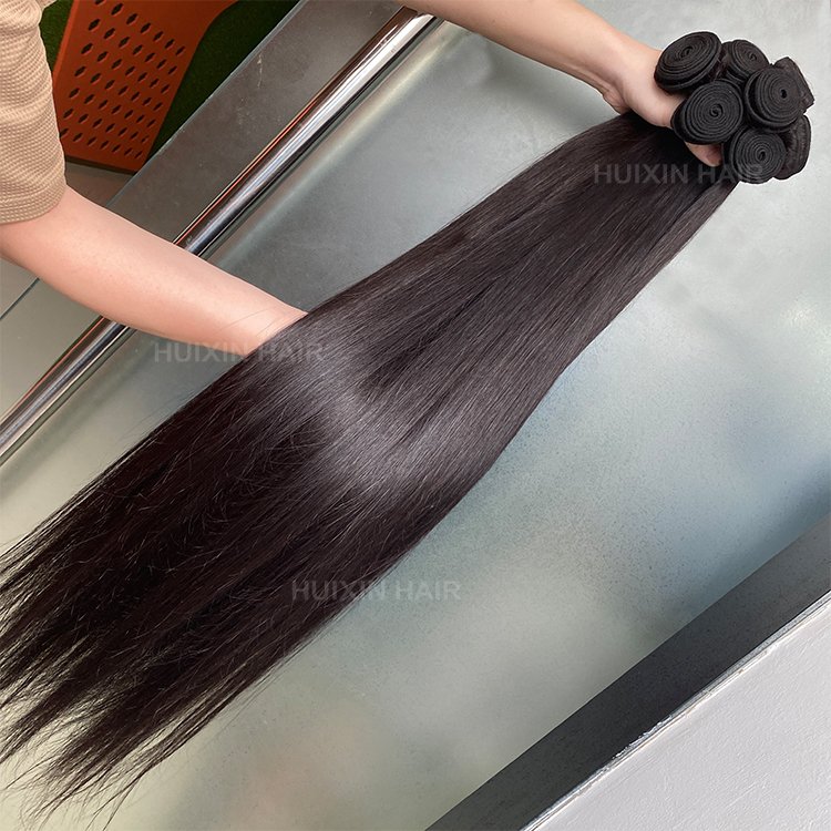 12a grade long inches Brazilian Indian 100% Raw Remy Virgin Human Hair Extensions straight Single Weft Weaving Bundles