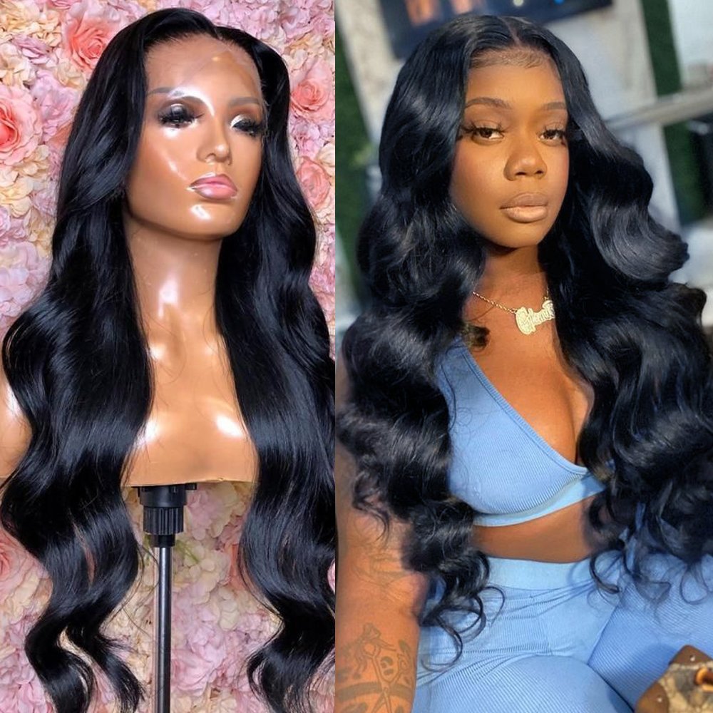 150% 180% 200% Density Glueless 16 Inches Brazilian Virgin Human Hair Extensions Loose Deep Curly 613 Hd Lace Front Short Wigs