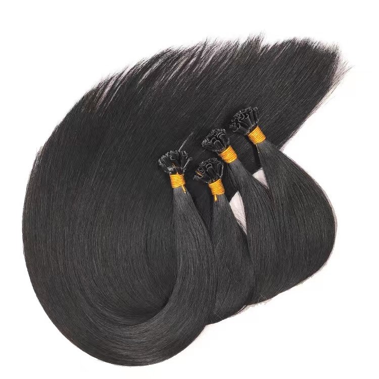 Long straight u-tip human hair extensions real chinese human hair woman wig