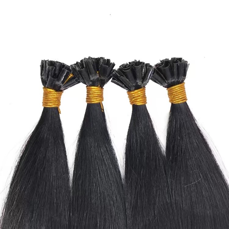 Long straight u-tip human hair extensions real chinese human hair woman wig