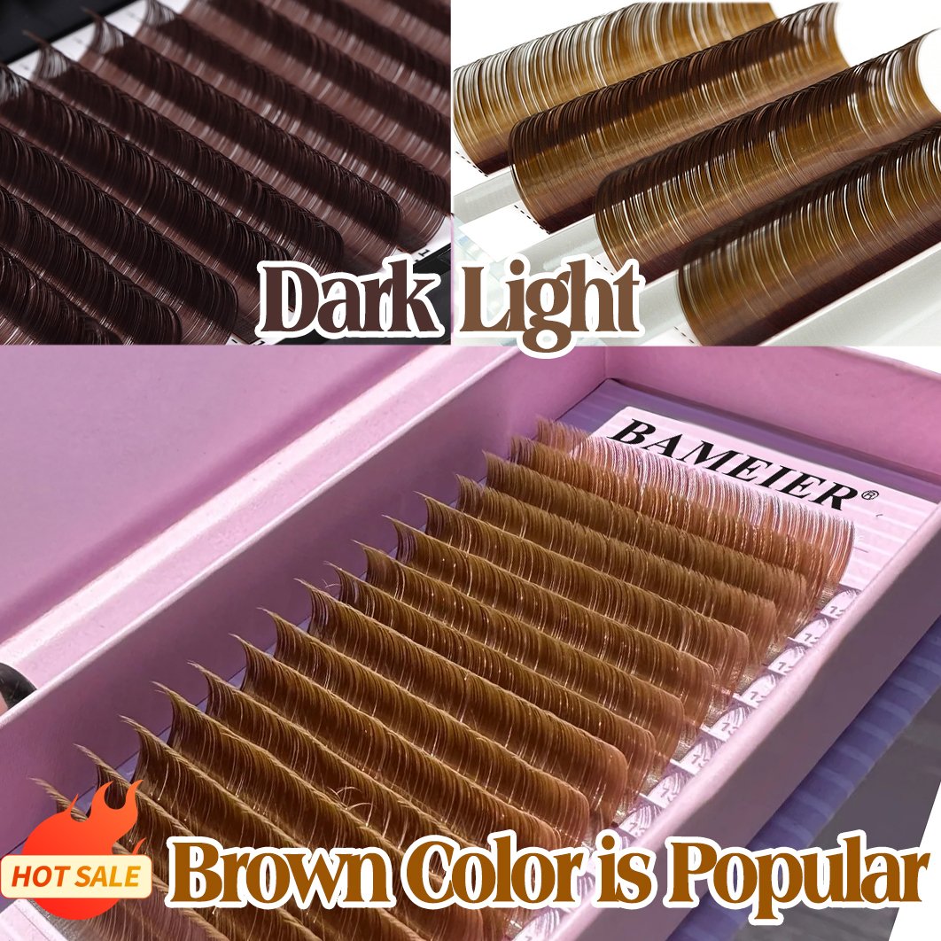 Human Hair Eyelash Extension Mink Velvet Matte Black Cashmere Lash Extension Trays Supply