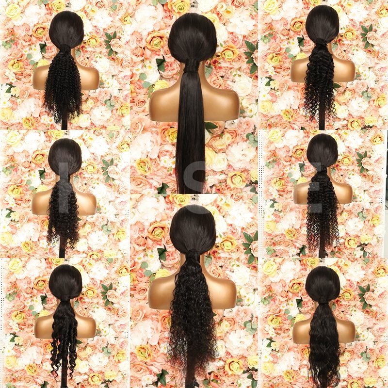 High Ponytail Natural Color Body Wave Cuticle Aligned Virgin Hair Bundles 100% Unprocessed Brazilian Human Hair Extension
