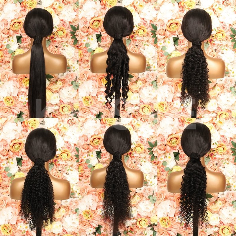 High Ponytail Natural Color Body Wave Cuticle Aligned Virgin Hair Bundles 100% Unprocessed Brazilian Human Hair Extension