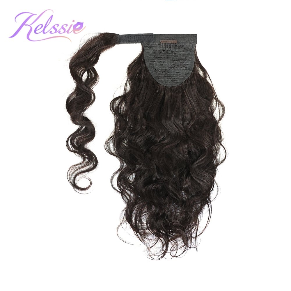 High Ponytail Natural Color Body Wave Cuticle Aligned Virgin Hair Bundles 100% Unprocessed Brazilian Human Hair Extension