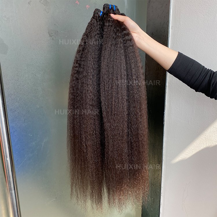 12A Brazilian Indian 100% Natural Black Color Raw Remy Virgin Human Hair Extensions kinky Straight Single Weft Weaving Bundles