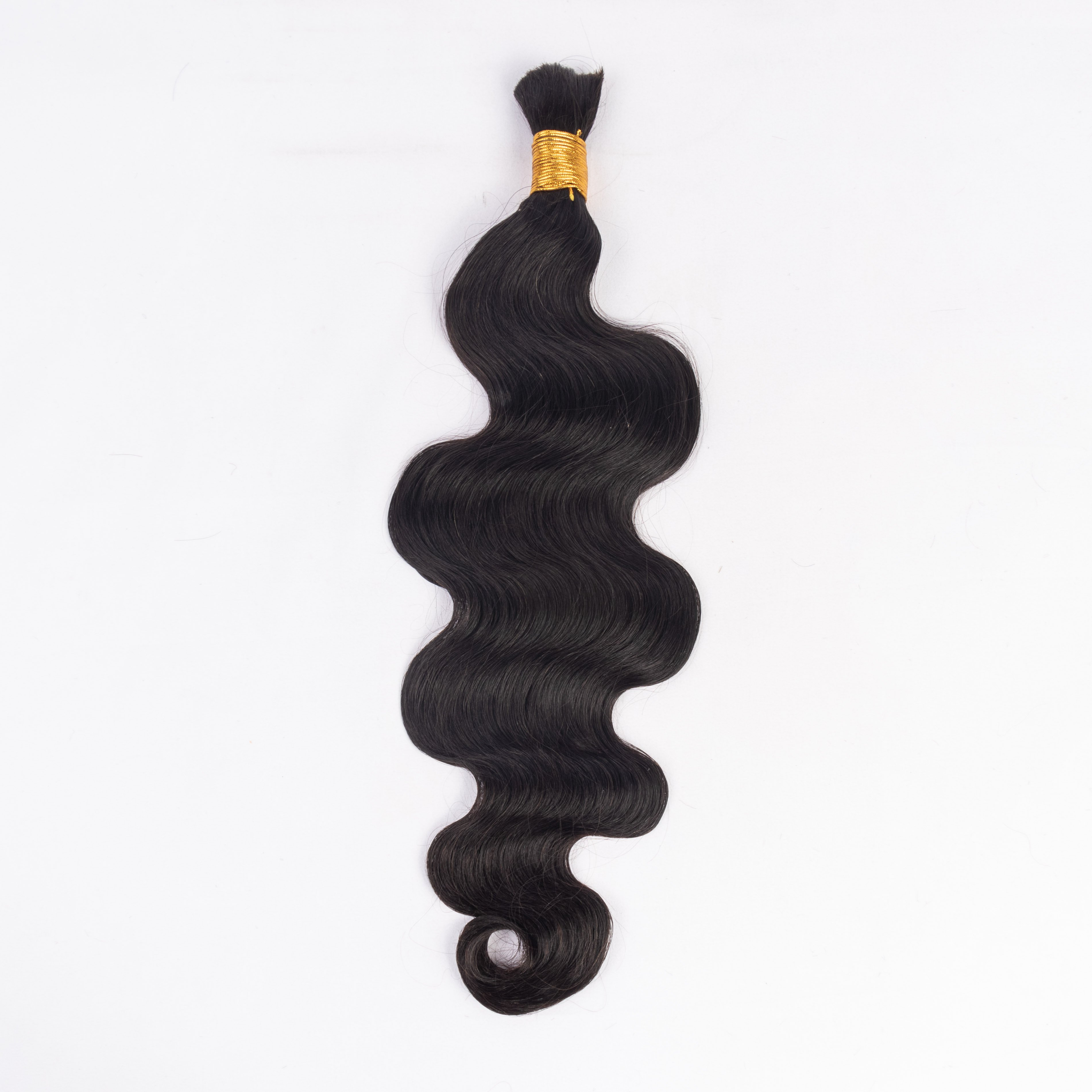 Hot Selling In 2024 100% Virgin Human Hair Deep Wave Texture Customized Bundles No Weft For Braiding