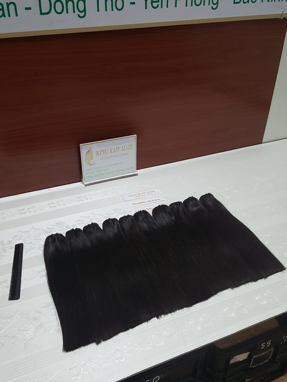 KING RAW HAIR BEST PRICE WITH HIGH QUALITY HAIR PRODUCT BONE STRAIGHT HUMAN HAIR EXTENSIONS IN VIETNAM