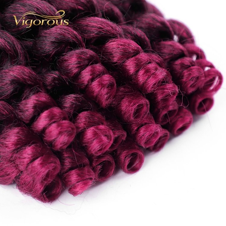 Freetress Afro Bug Spiral Darling Crochet Products Synthetic Machine Wholesale Curly Braiding Hair for Women Natural Looking