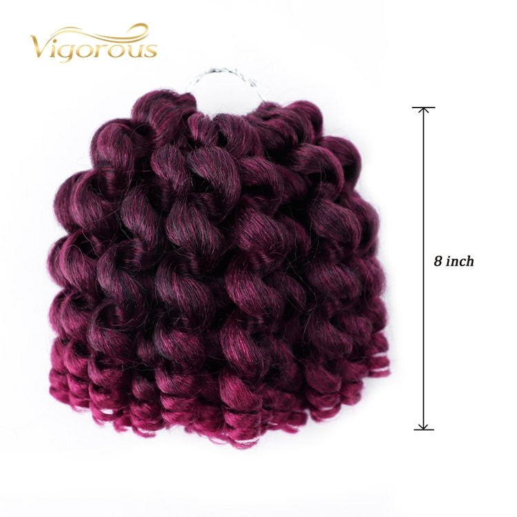 Freetress Afro Bug Spiral Darling Crochet Products Synthetic Machine Wholesale Curly Braiding Hair for Women Natural Looking