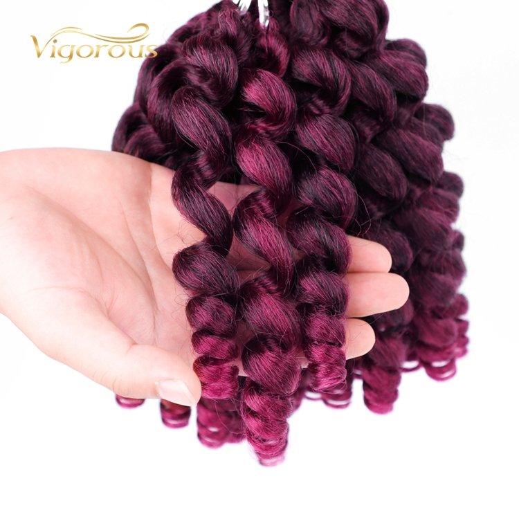 Freetress Afro Bug Spiral Darling Crochet Products Synthetic Machine Wholesale Curly Braiding Hair for Women Natural Looking