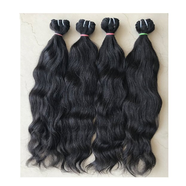 Drop-shipping Raw Indian Hair Directly From India Remy Virgin Wavy 100% Human Hair Weave 100 Unprocessed Cuticle Aligned Bundles