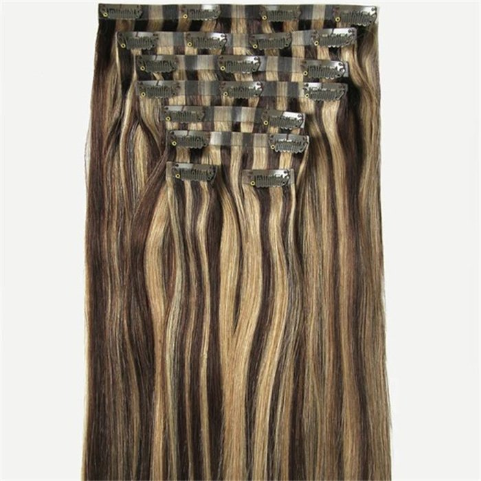 new arrival baylayage kinky straight curly human hair clip in seamless clip in raw hair extension