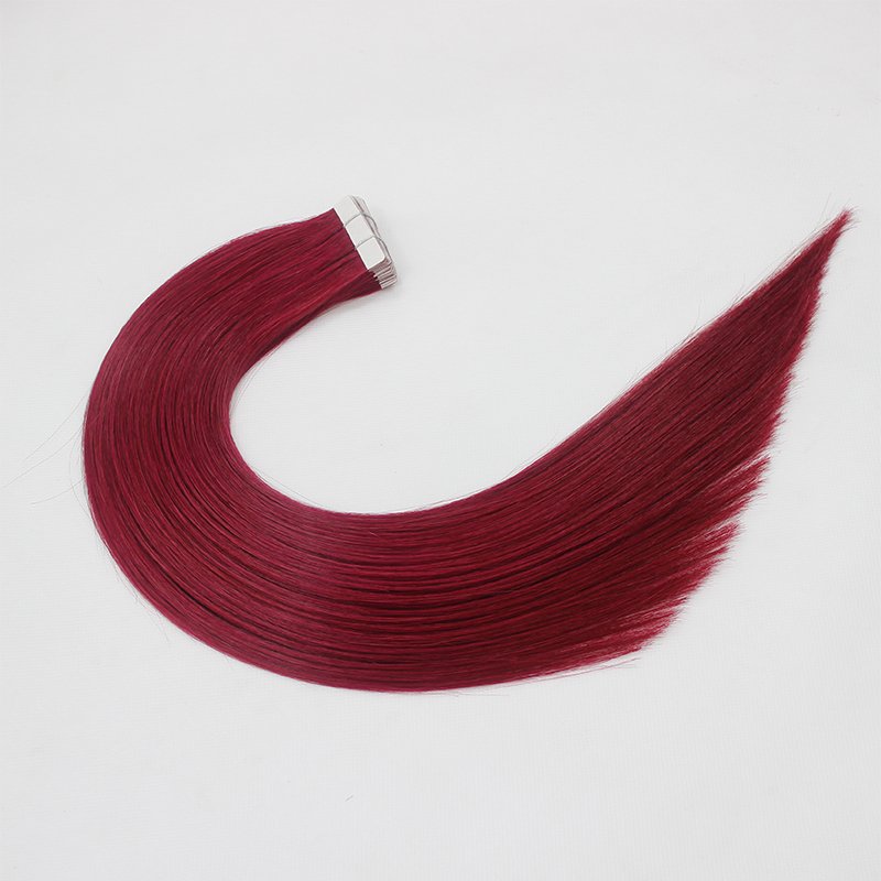 Double Drawn Real Remy Skin Weft Wholesale Tape In Hair Extensions Russian Hair Extensions