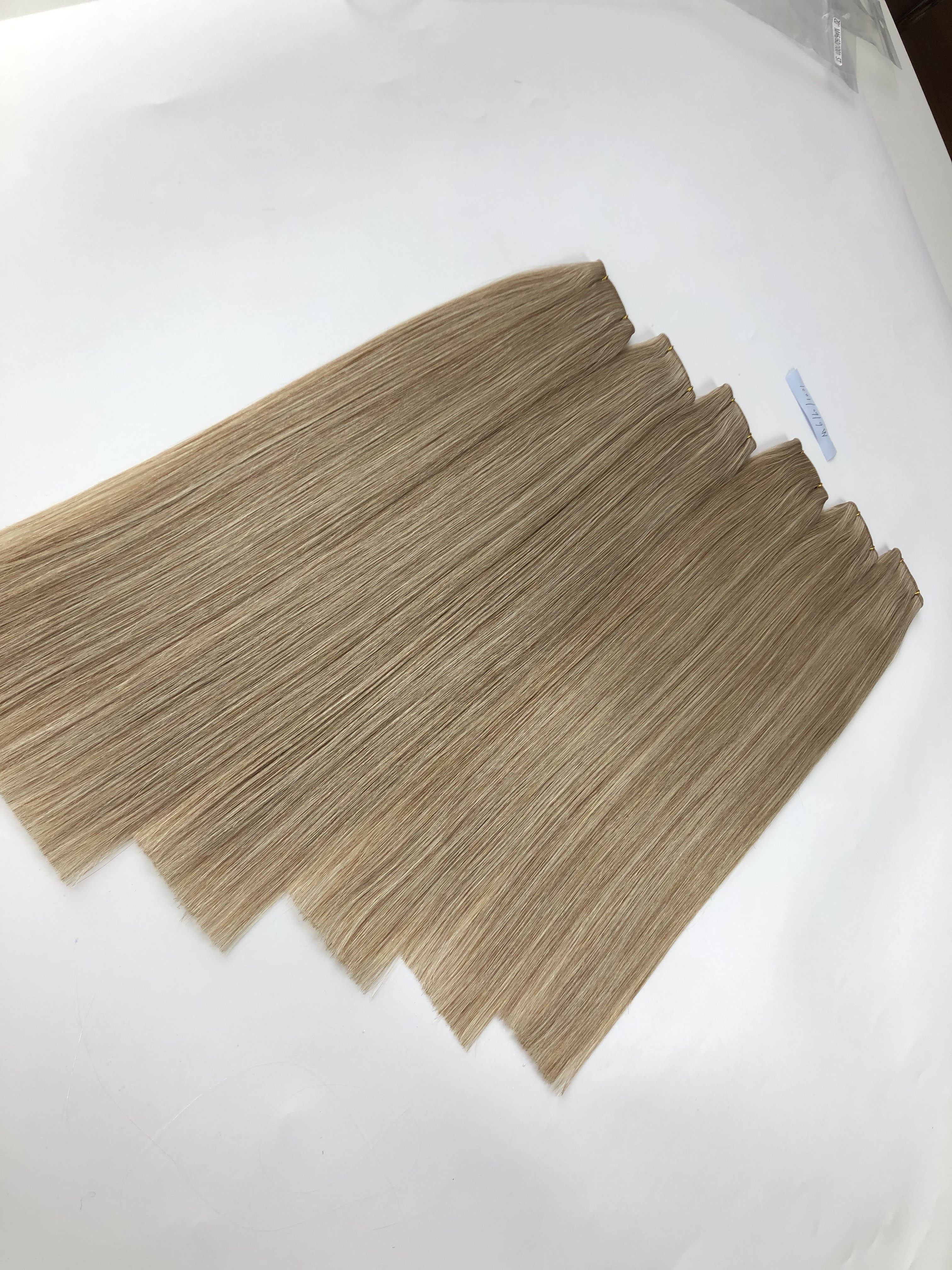 Newest Trend Invisible Genius Weft #M6/60/1001 100% Unprocessed Raw Virgin Human Hair Extensions Remy upgrade hand tied weft