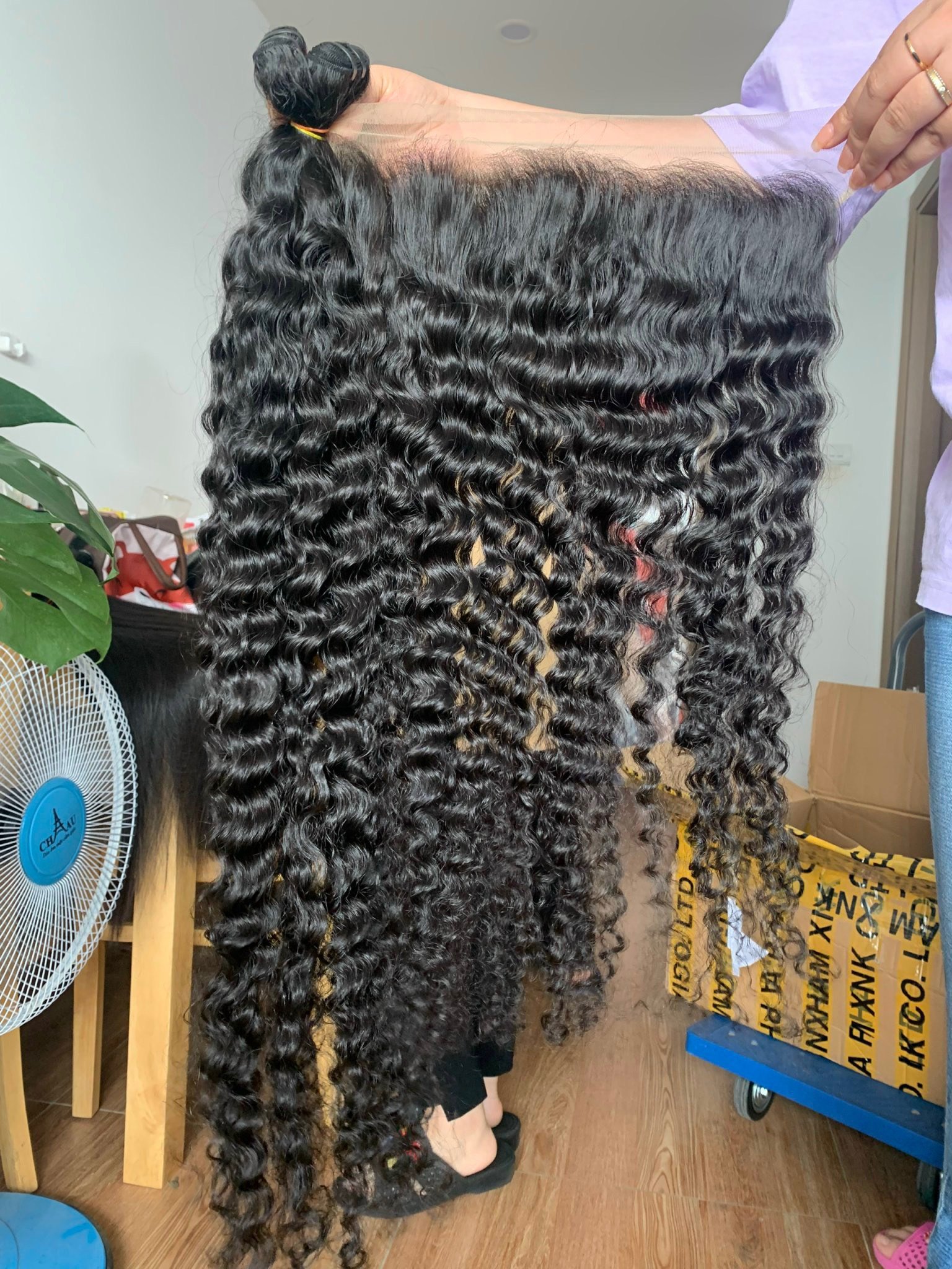 Cambodian Deep Kinky Curly Hair Bulk Weft Human Hair Extensions For Braiding No Weft Braids Extensions Bundles For Women