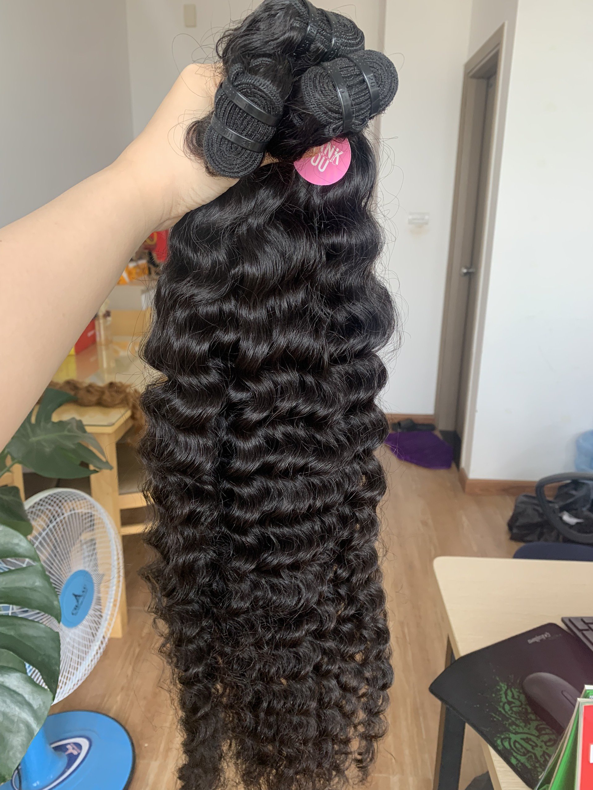 Cambodian Deep Kinky Curly Hair Bulk Weft Human Hair Extensions For Braiding No Weft Braids Extensions Bundles For Women