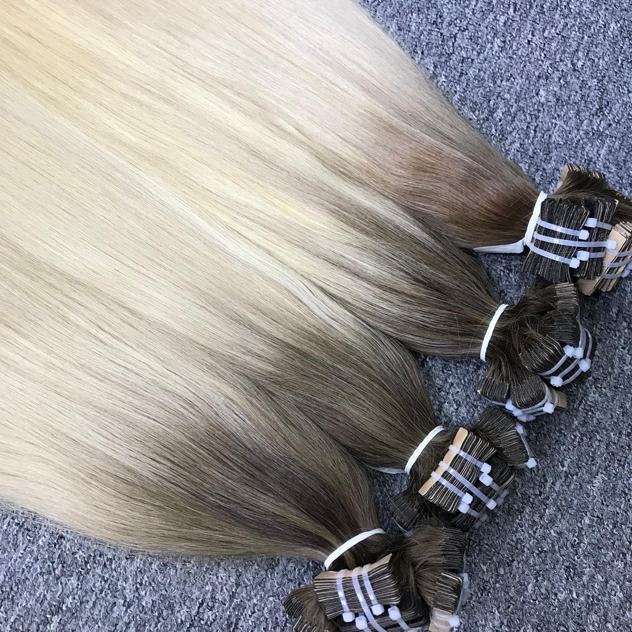 Wholesale Vietnamese Invisible Hair Remy Double Drawn Tape Human Hair Extension Ombre Tape In Human Hair Extensions