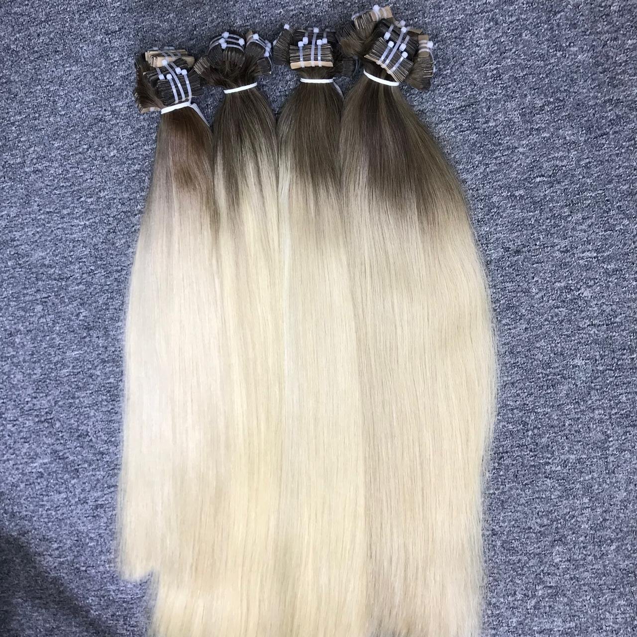 Wholesale Vietnamese Invisible Hair Remy Double Drawn Tape Human Hair Extension Ombre Tape In Human Hair Extensions