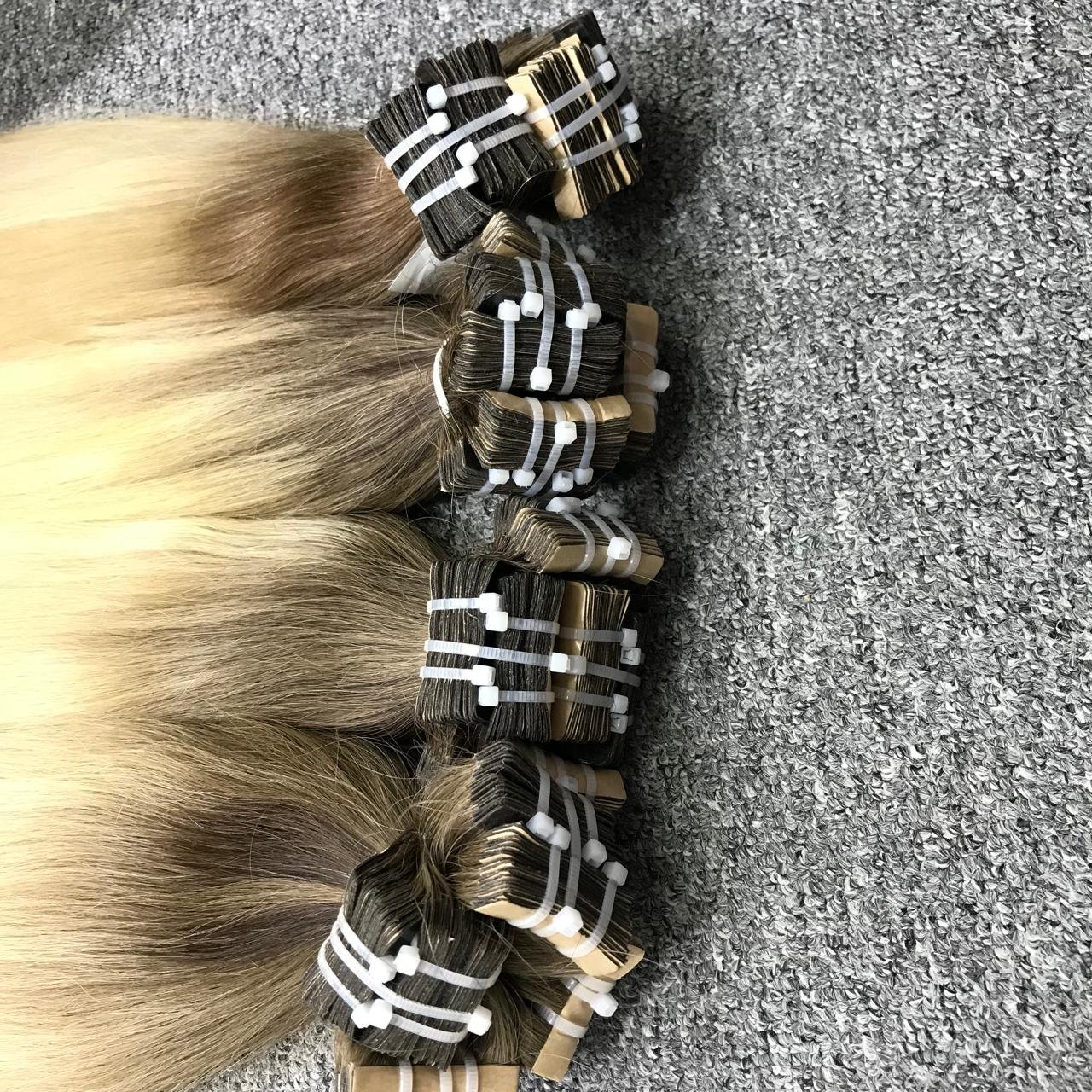 Wholesale Vietnamese Invisible Hair Remy Double Drawn Tape Human Hair Extension Ombre Tape In Human Hair Extensions