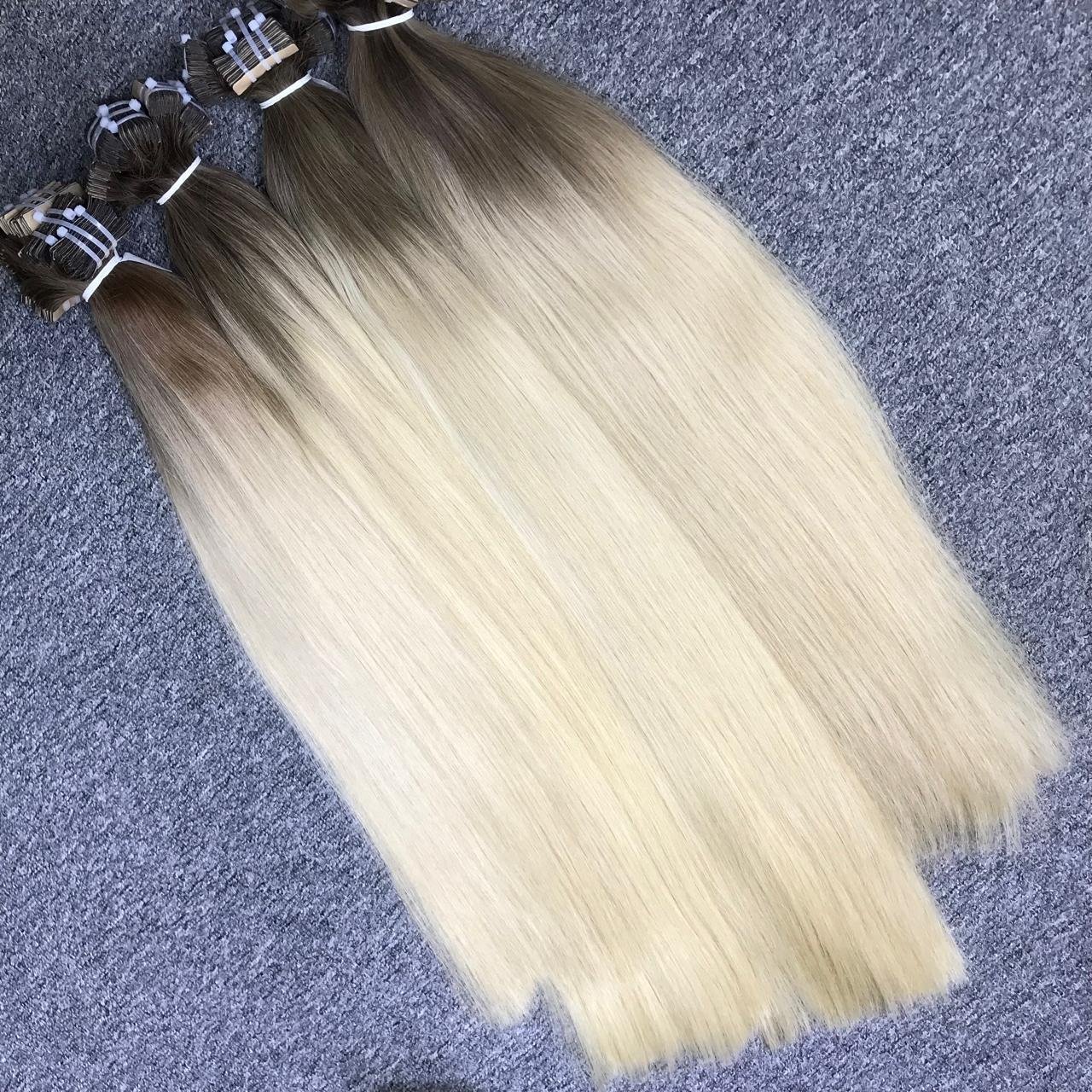 Wholesale Vietnamese Invisible Hair Remy Double Drawn Tape Human Hair Extension Ombre Tape In Human Hair Extensions