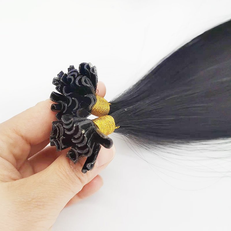 Wholesale 4A 4B 4C Kinky curly itip human Hair Extension Micro link I Tip curly Hair Extensions For Black Women