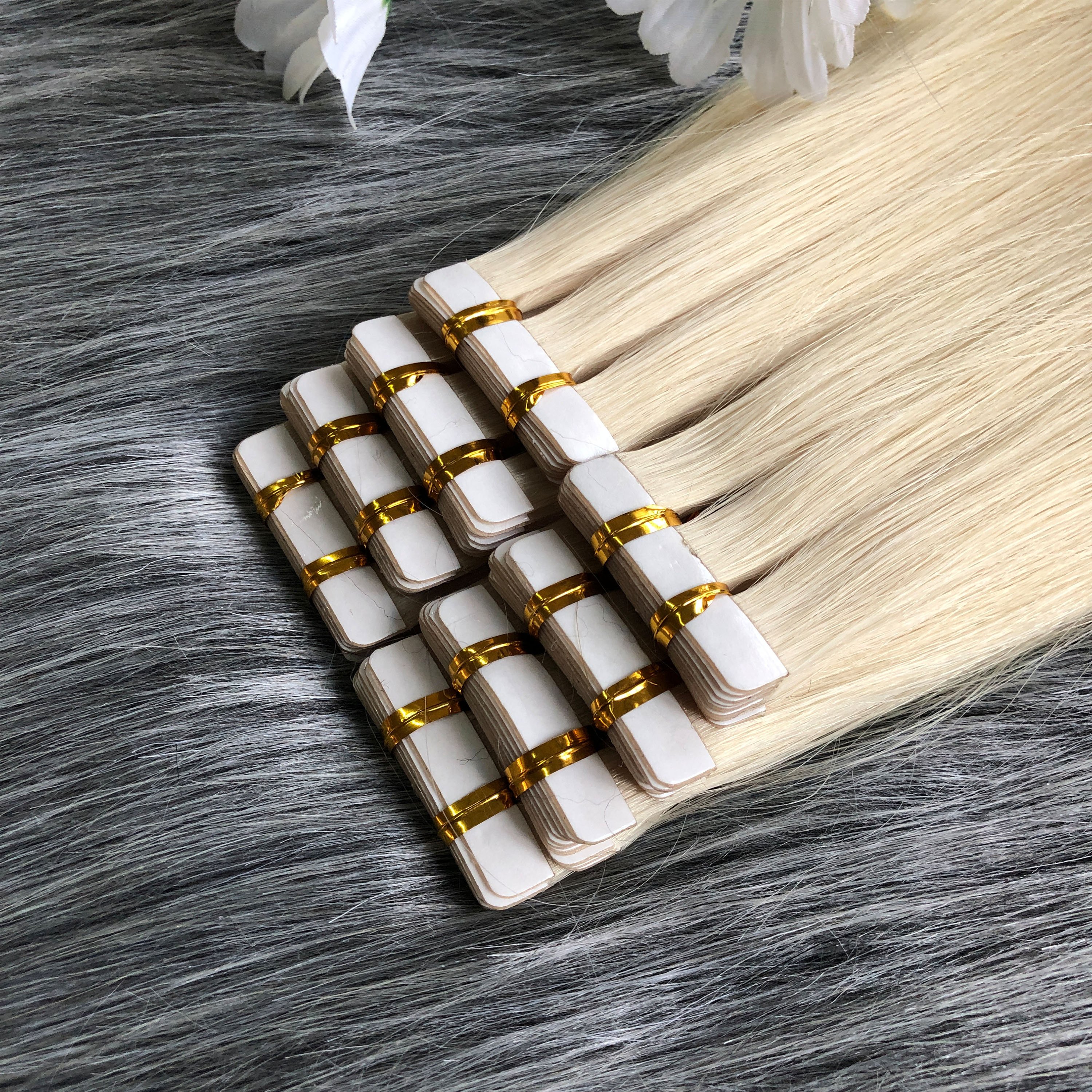 Wholesale European Double Drawn Brazilian Human Hair Tape Hair Extension Remy Tape In Hair Extension