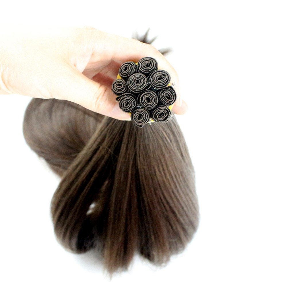 2024 New Trendy Human Hair 100g Bundles Cuticle Intact Hand Tied Weft Human Hair Russian Tape In Hair Extensions