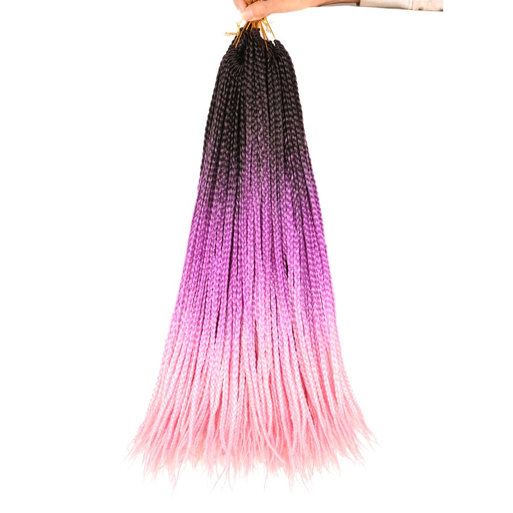 SHAROPUL Senegalese Twist Crochet braiding Hair Pre Looped Crochet Hair soft box braids Crochet Hair Extensions