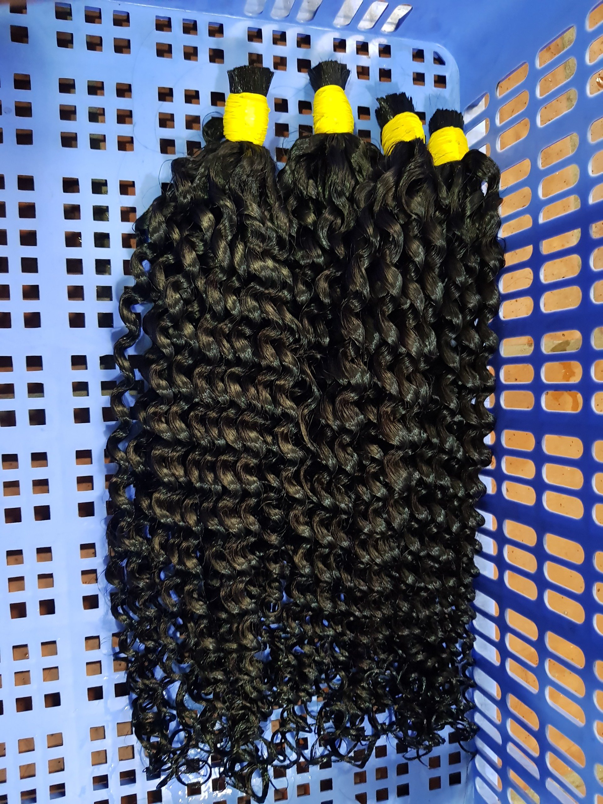 Raw Vietnam hair brand cuticle aligned no weft human hair for braiding wavy and curly hair extensions