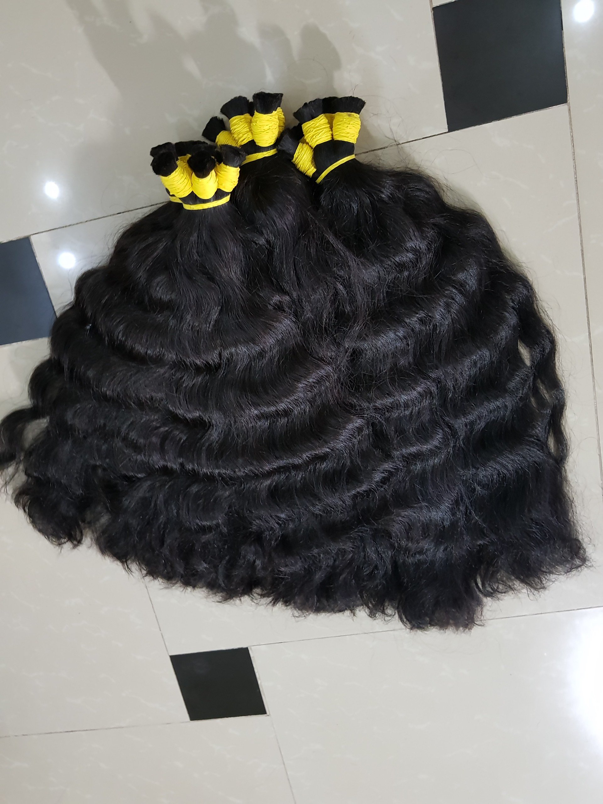 Raw Vietnam hair brand cuticle aligned no weft human hair for braiding wavy and curly hair extensions