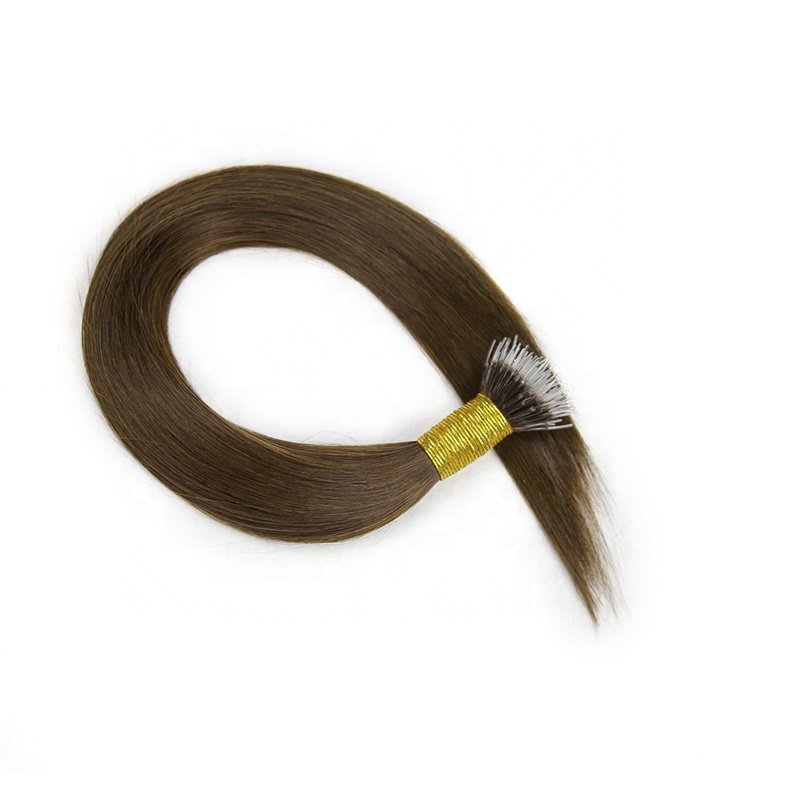 Pre-Bonded Stick Elastic Band Human Hair Extensions Brazilian Human Hair Extension Elastic Thread For Thread For Hair Extensions
