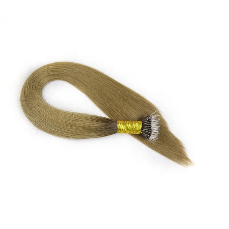 Pre-Bonded Stick Elastic Band Human Hair Extensions Brazilian Human Hair Extension Elastic Thread For Thread For Hair Extensions