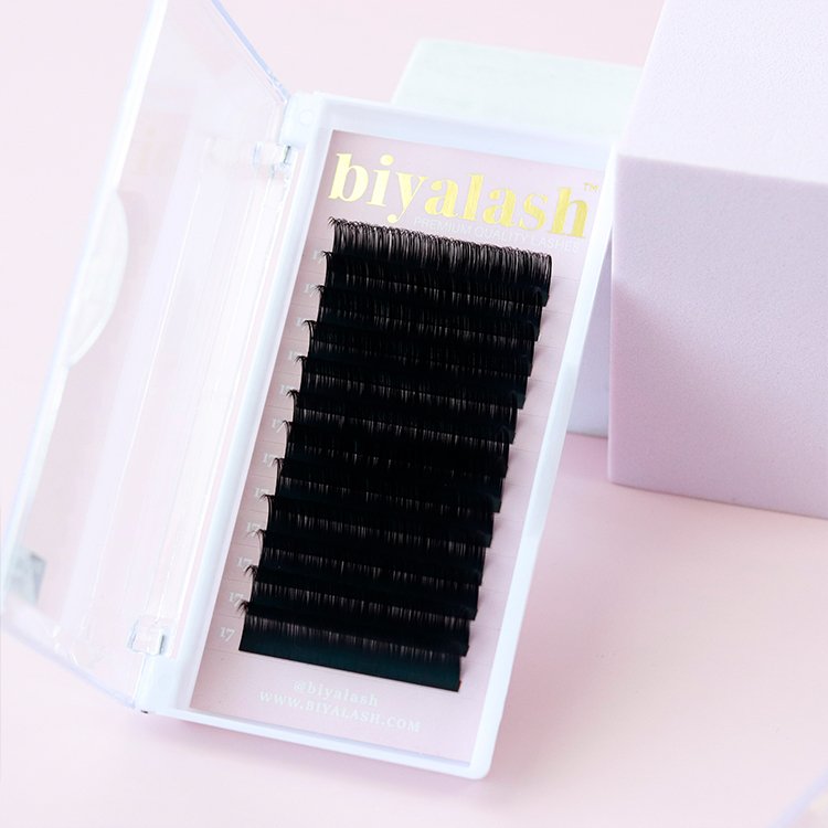 .15mm 0.20mm Mixed C D Curl Individual Cashmere Eyelash Extension Hand Made Faux Mink Russian Volume Lash Extensions