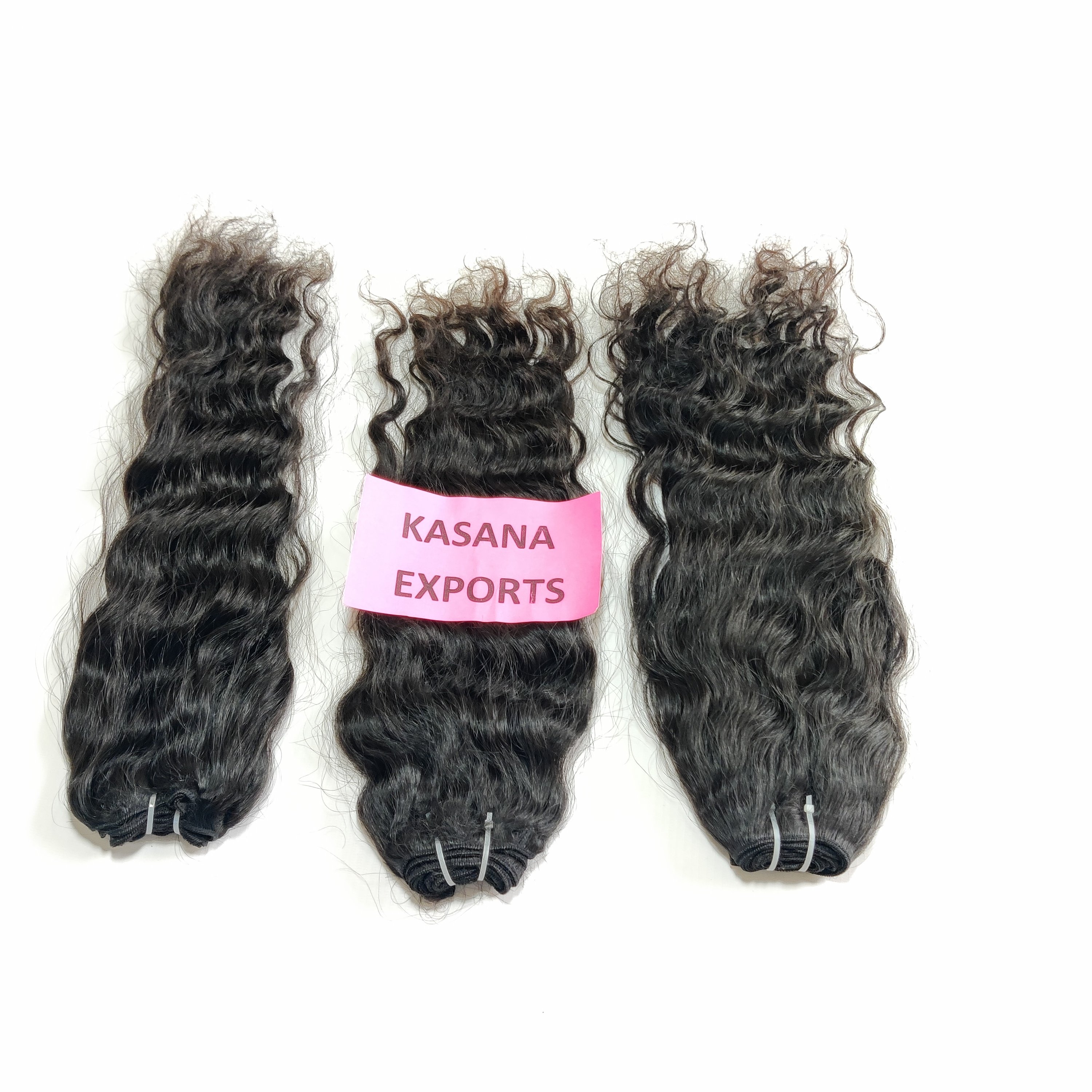 Wholesale Wavy unprocessed 100% Indian temple Double Drawn natural virgin braiding cuticle aligned human hair Extensions