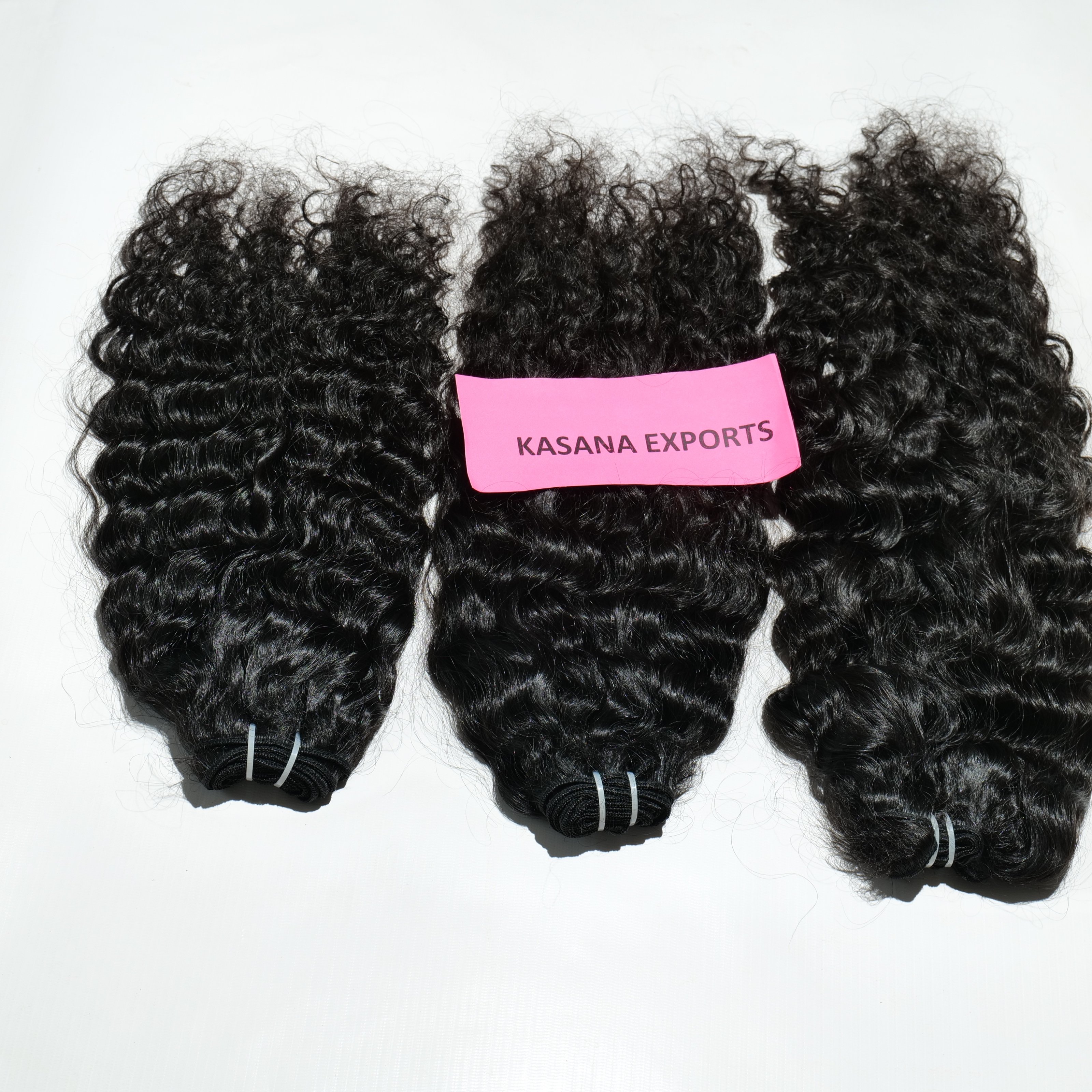 Wholesale Wavy unprocessed 100% Indian temple Double Drawn natural virgin braiding cuticle aligned human hair Extensions