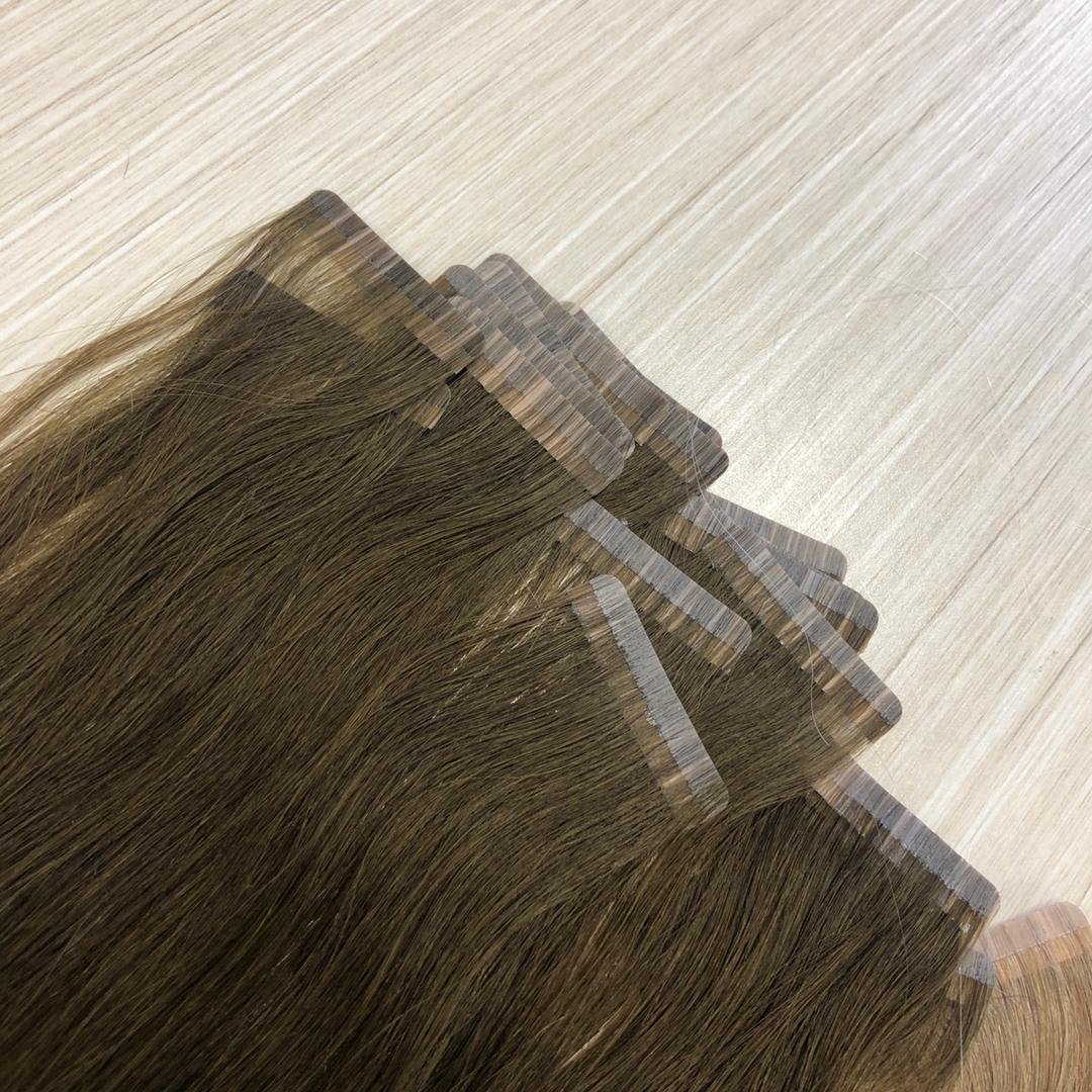Virgin Remy Bulk Extension Hair Slim Sticker Tape In Hair Extension