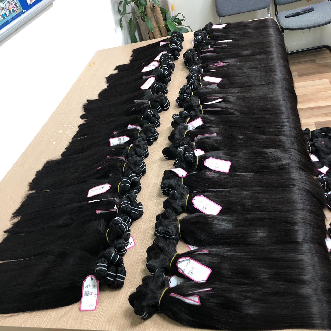 Weave Double Machine Natural Straight cuticles aligned VIRGIN Remy HUMAN HAIR EXTENSION High Quality wholesale price
